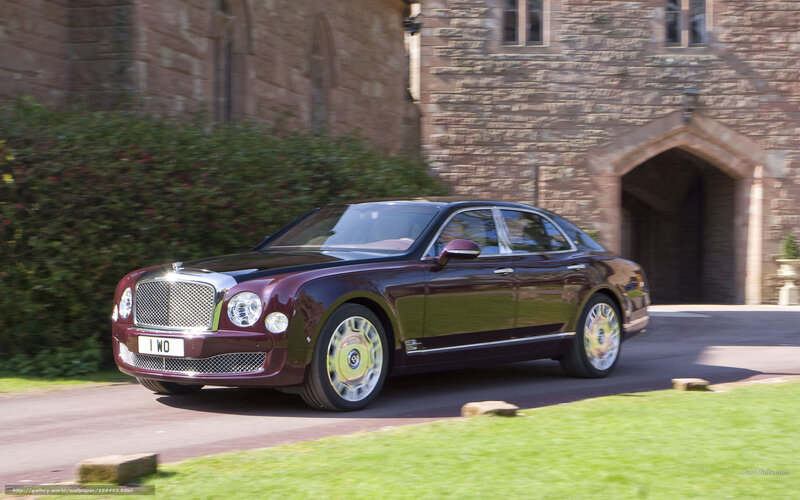 Maroon Bentley Mulsanne — Serene, Afternoon