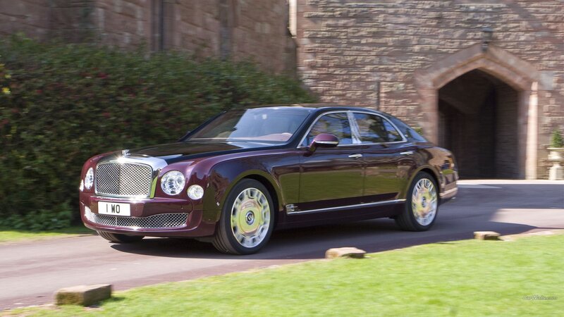 Maroon Bentley Mulsanne — Serene
