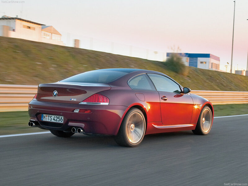 Maroon BMW M6 Coupe — Red