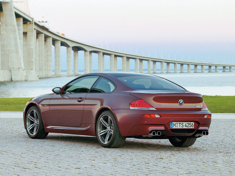 Maroon Bmw M6 Coupe
