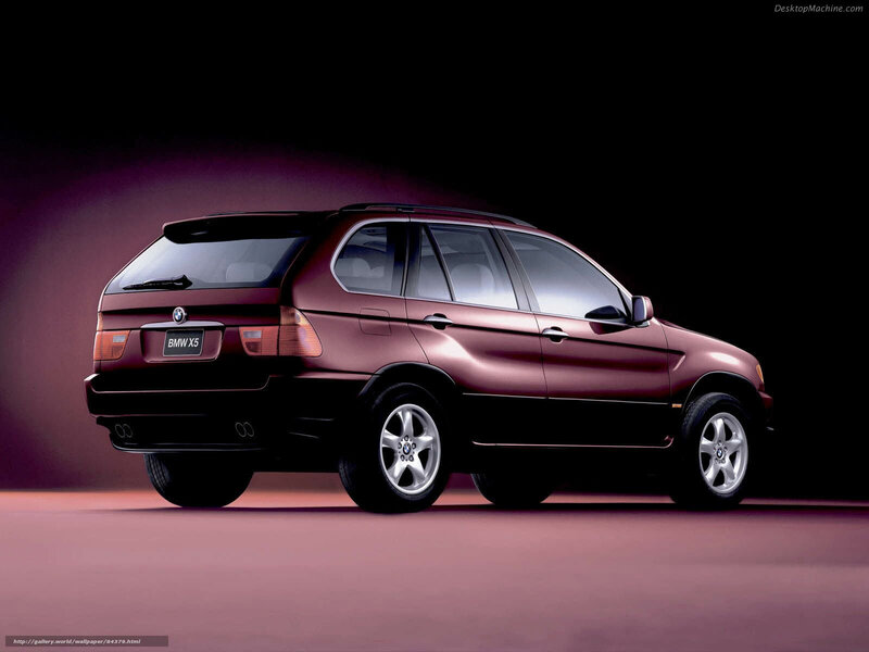 Maroon BMW X5