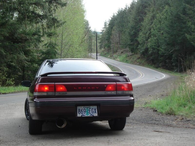Maroon Car on Road