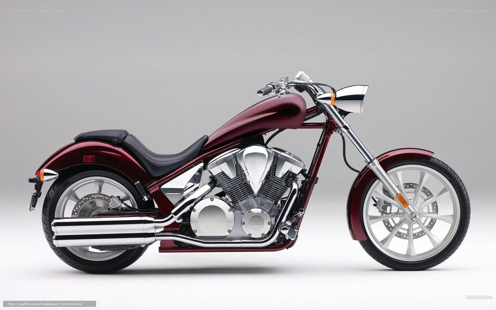 maroon chopper motorcycle