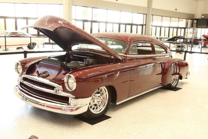 Maroon Classic Car — Calm, Afternoon, Photograph, Car Show