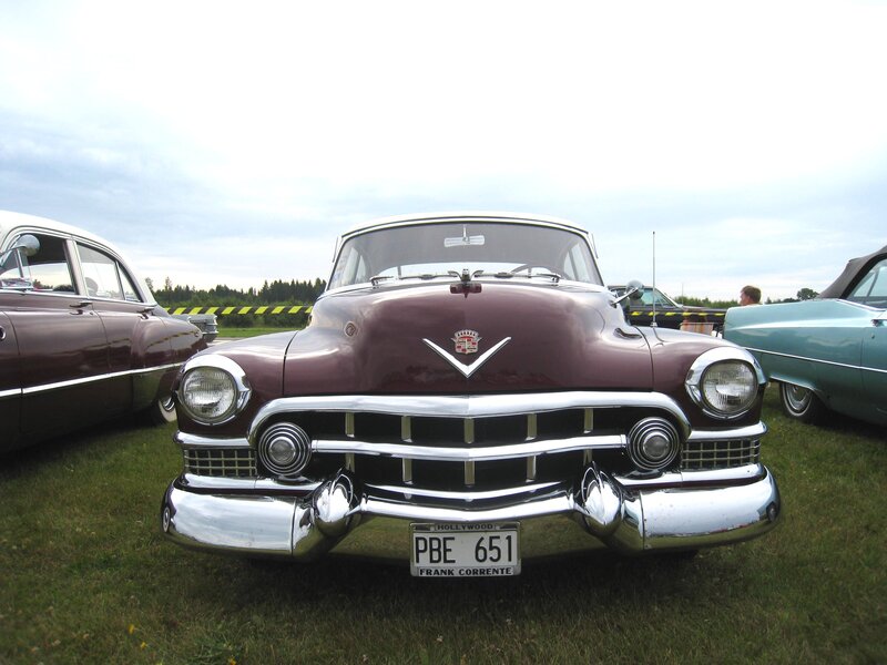 Maroon Classic Car — Calm, Afternoon, Photograph, Grass, Other Cars