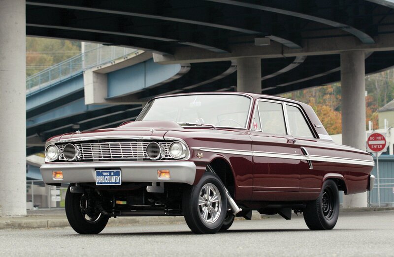Maroon Classic Car — Dramatic