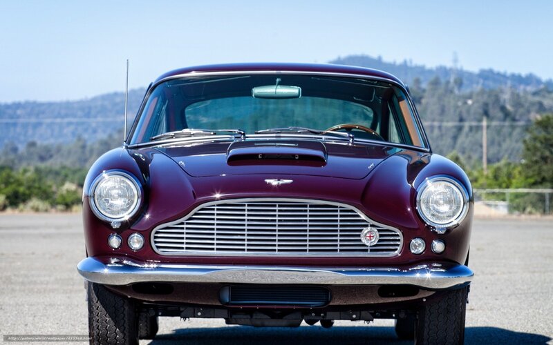 maroon classic car front view