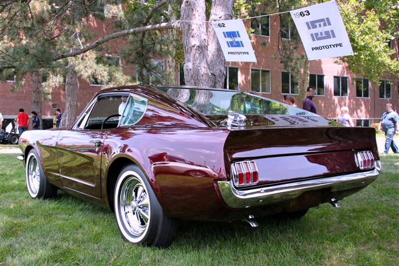 Maroon Classic Car — Outdoor, Afternoon, Photograph, People, Trees