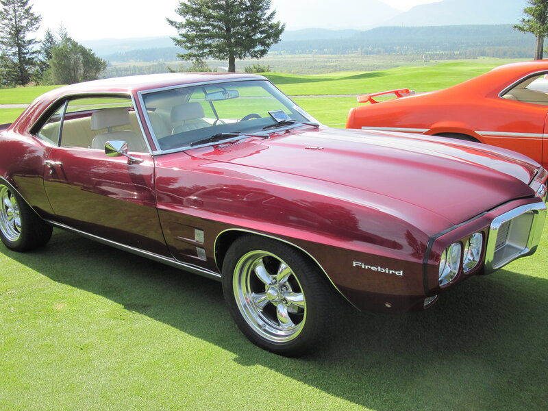 Maroon Classic Car — Red, Serene