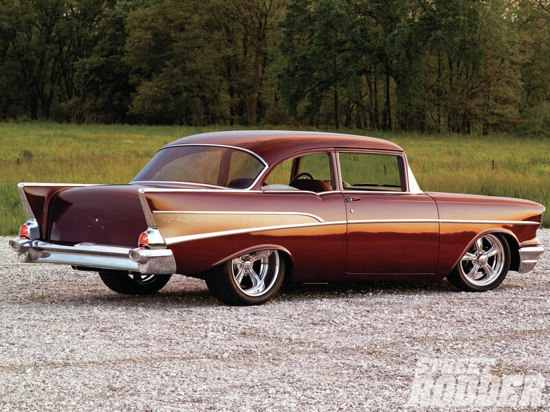 Maroon Classic Car — Serene