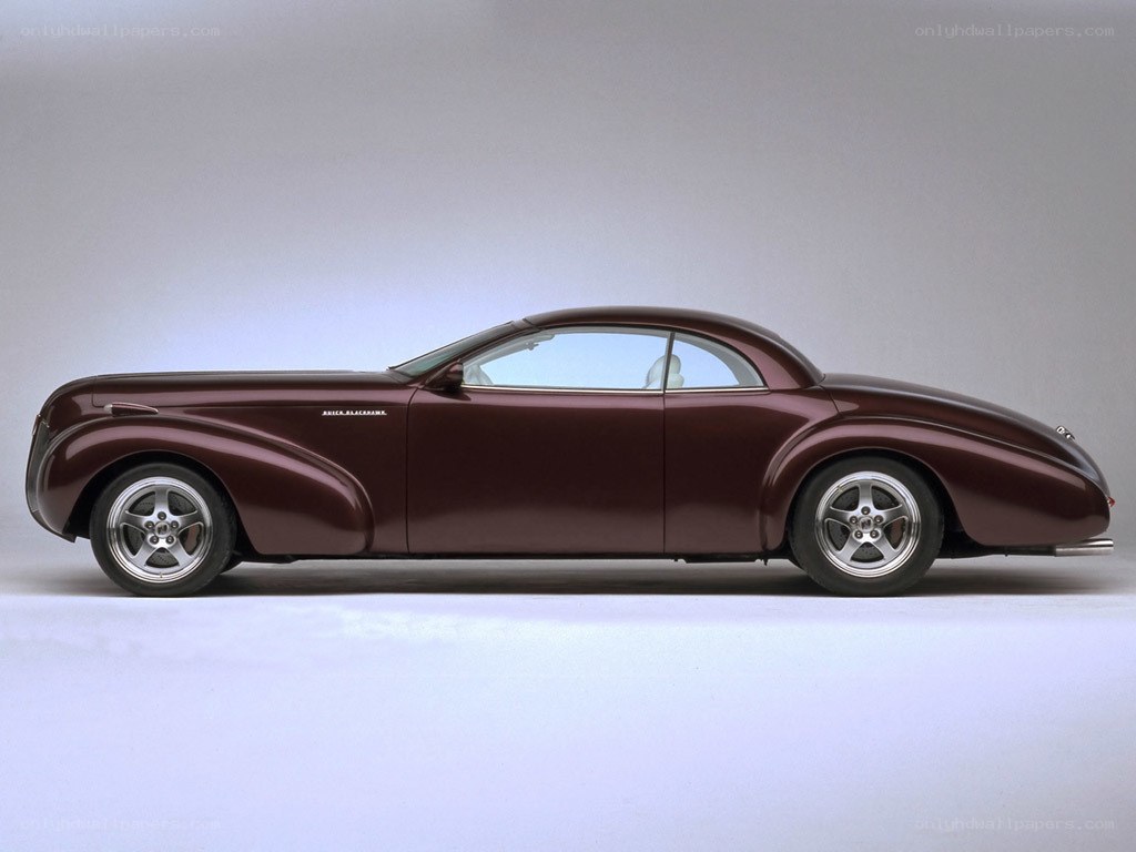 Maroon classic car side profile