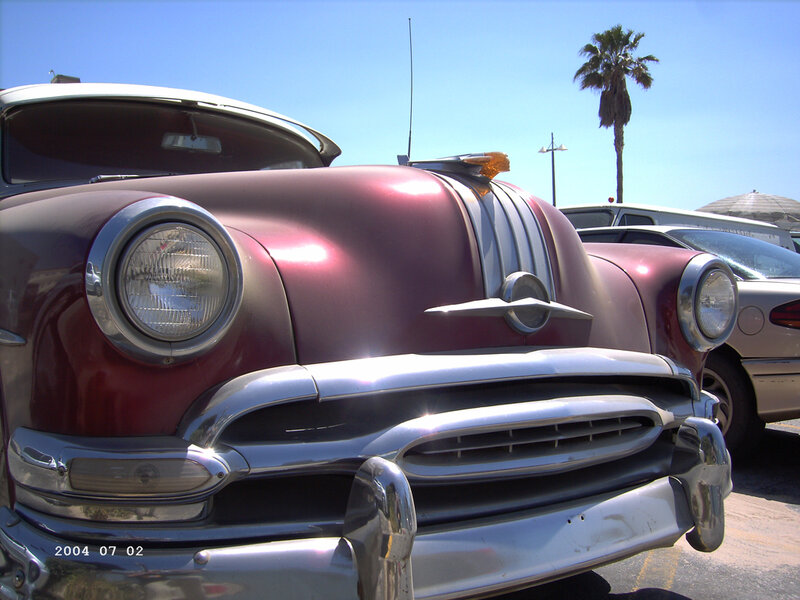 Maroon Classic Car — Sunny