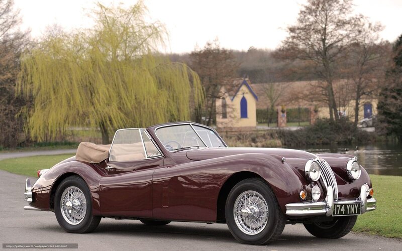 Maroon classic convertible car