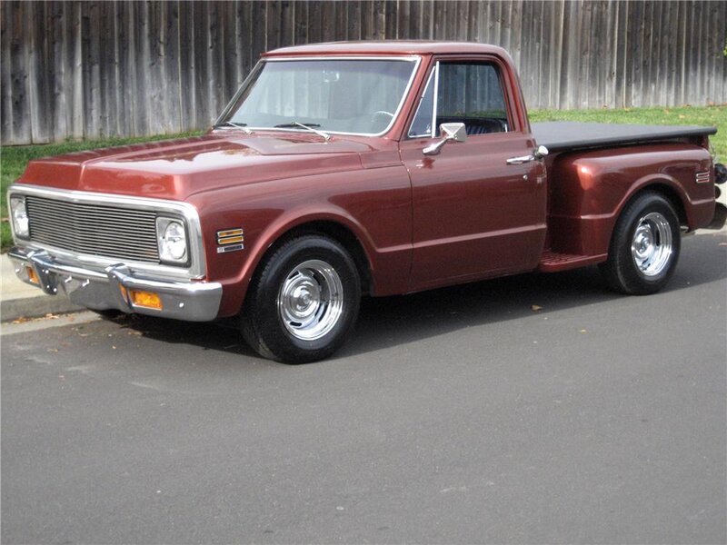 Maroon Classic Pickup Truck — Calm