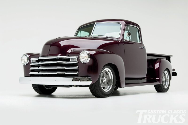 Maroon Classic Pickup Truck — Neutral