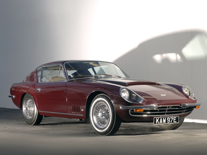 Maroon classic sports car