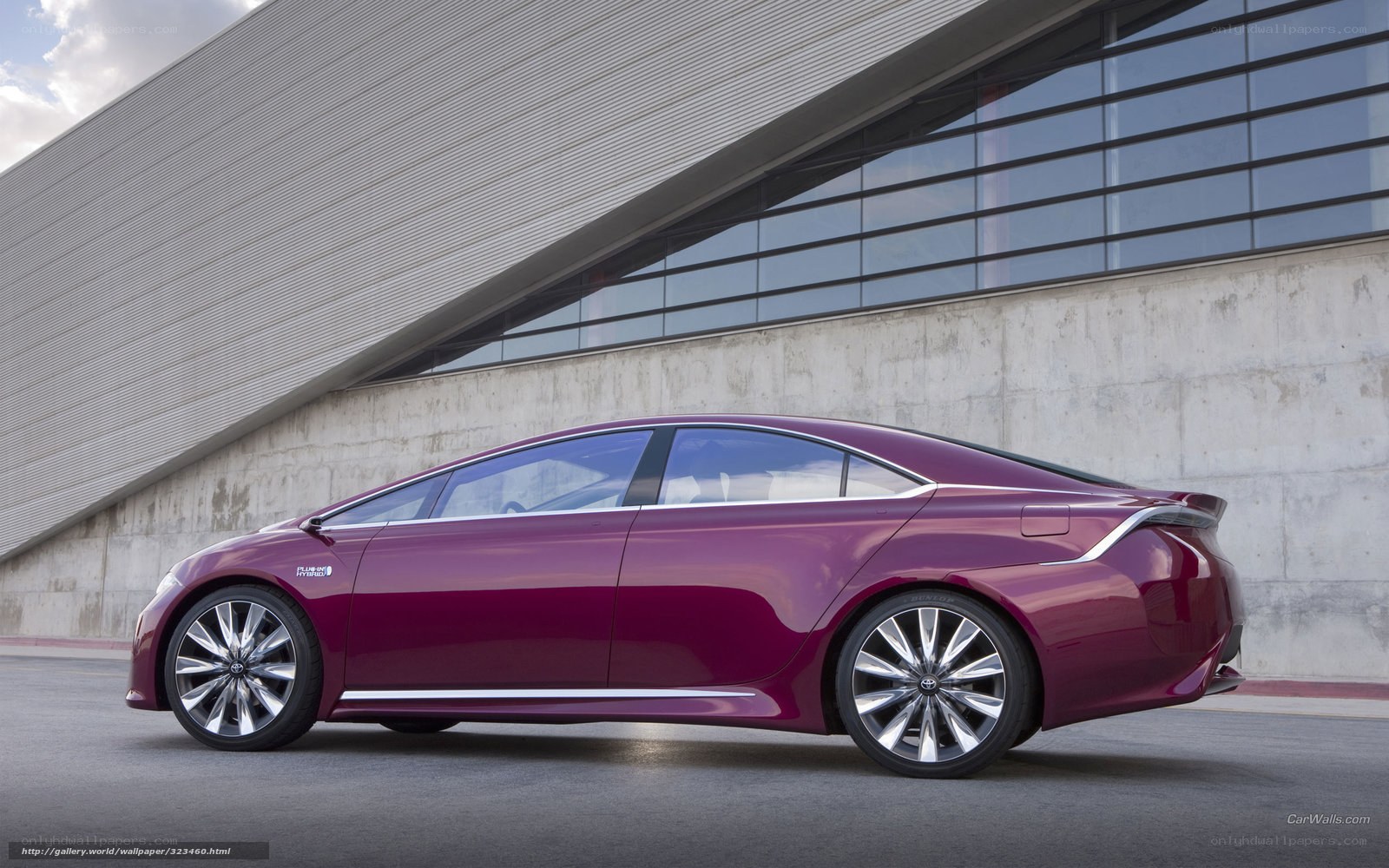 maroon concept car