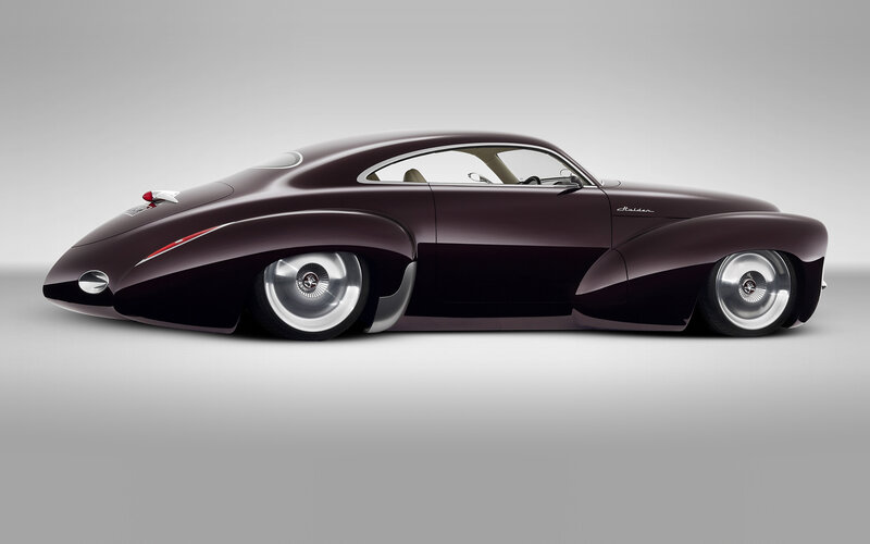 Maroon concept car