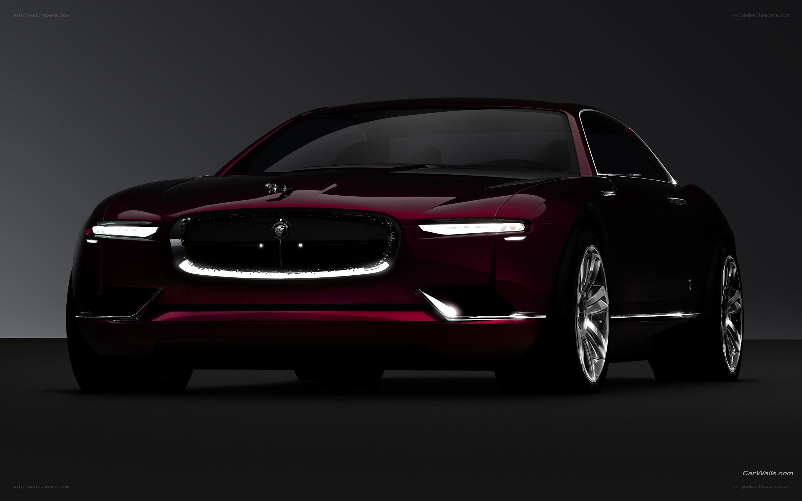 maroon concept car