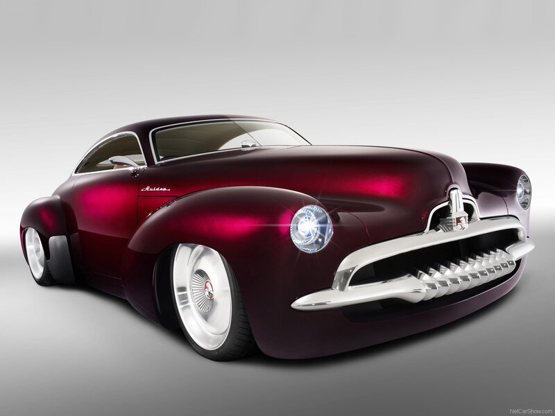 Maroon Concept Car — Dramatic, 3d Render, Chrome Grille, Wheel