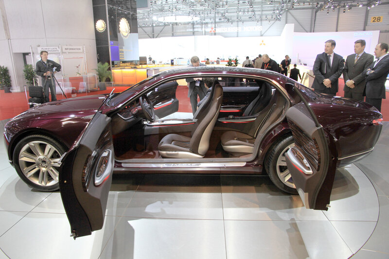 Maroon Concept Car — Formal, Photograph