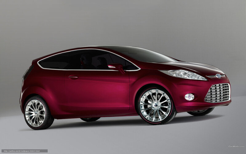 Maroon Concept Car — Neutral, 3d Render, Wheels