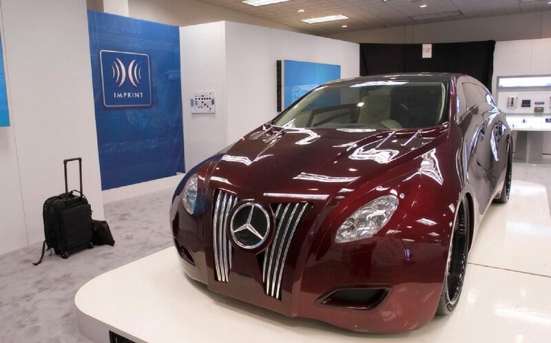 Maroon Concept Car — Neutral, Photograph, Suitcase