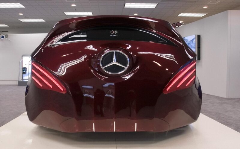 Maroon Concept Car — Neutral, Photograph, Taillights