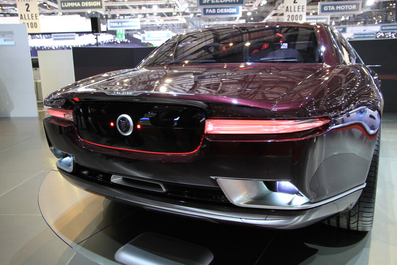 Maroon Concept Car — Showroom