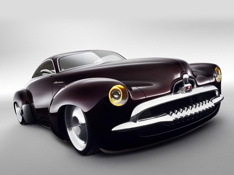 Maroon Concept Car — Sleek