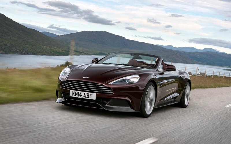 Maroon Convertible Car — Brown, Serene