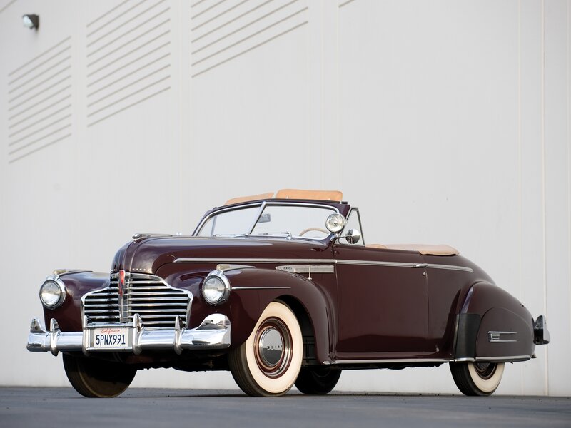 Maroon Convertible Car — Calm, Photograph