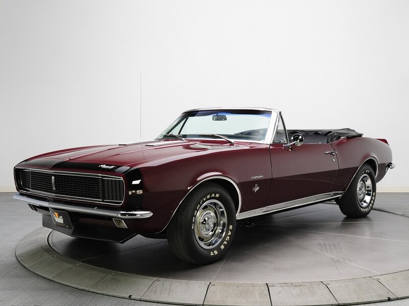 Maroon Convertible Car — Neutral, Photograph, Rotating Platform