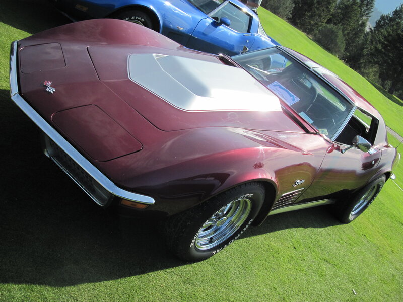 Maroon Corvette Car — Serene