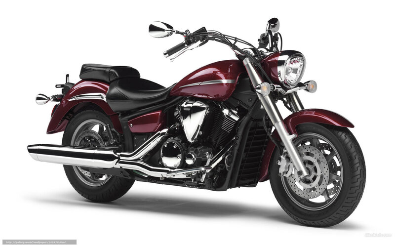 Maroon Cruiser Motorcycle — Neutral, Photograph, Chrome Exhaust