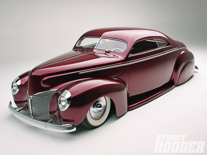 Maroon Custom Car — Calm