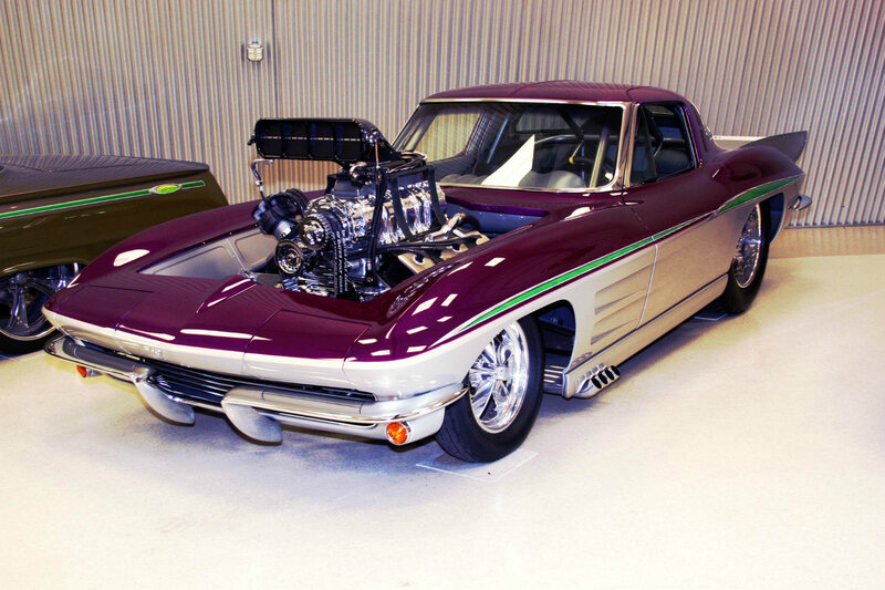 Maroon Custom Car — Purple