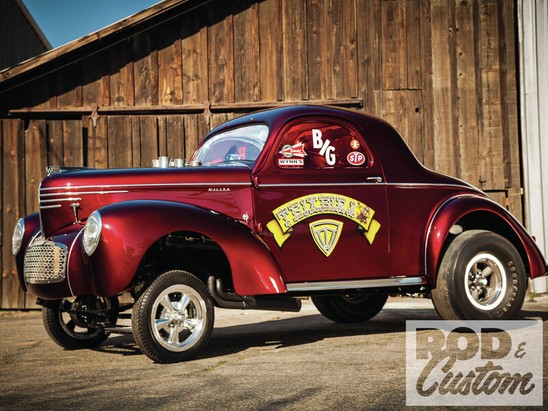 Maroon Custom Car — Red, Dramatic