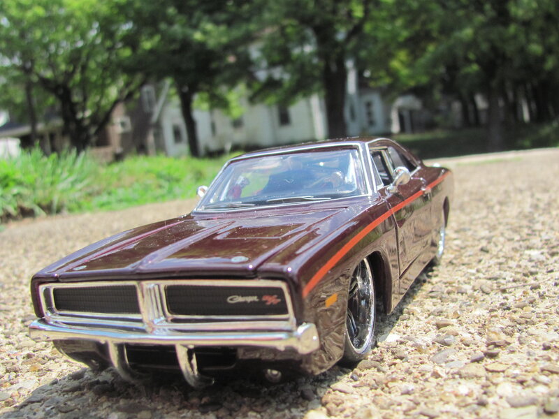 Maroon Die-cast Car