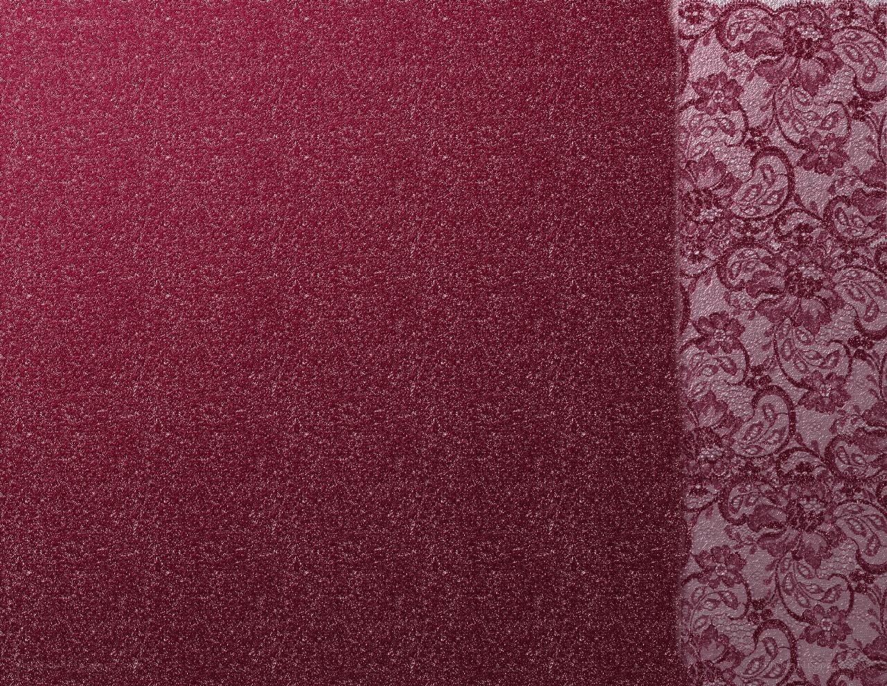 maroon fabric with lace pattern