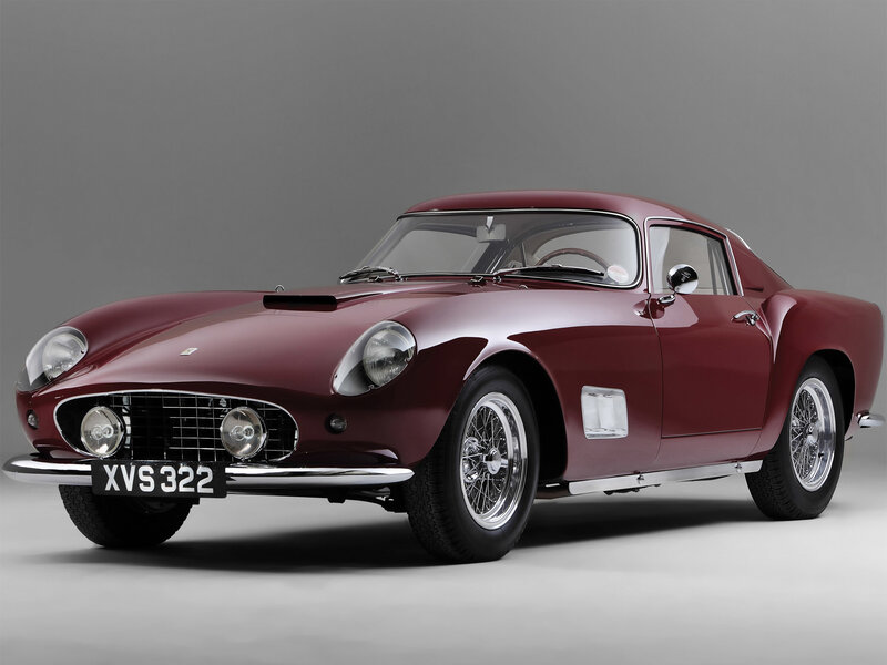 Maroon Ferrari Sports Car — Neutral
