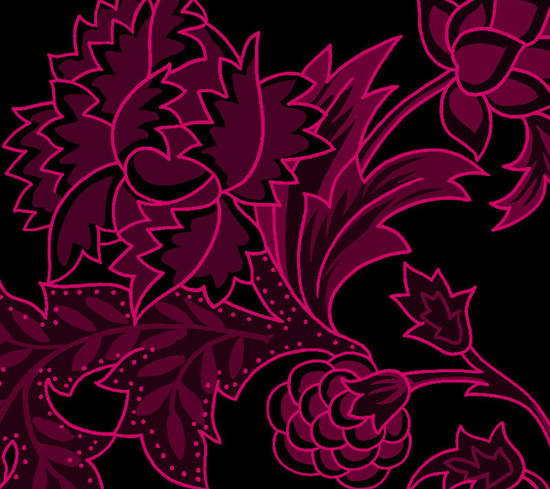 Maroon Floral Pattern