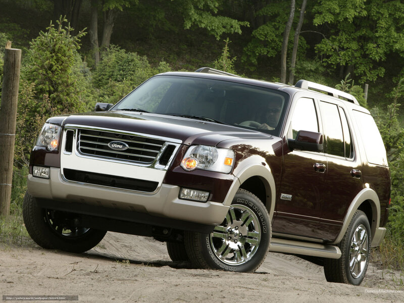 Maroon Ford Explorer SUV