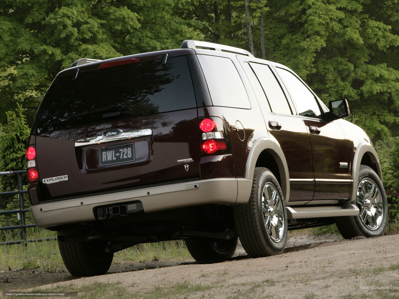 Maroon Ford Explorer