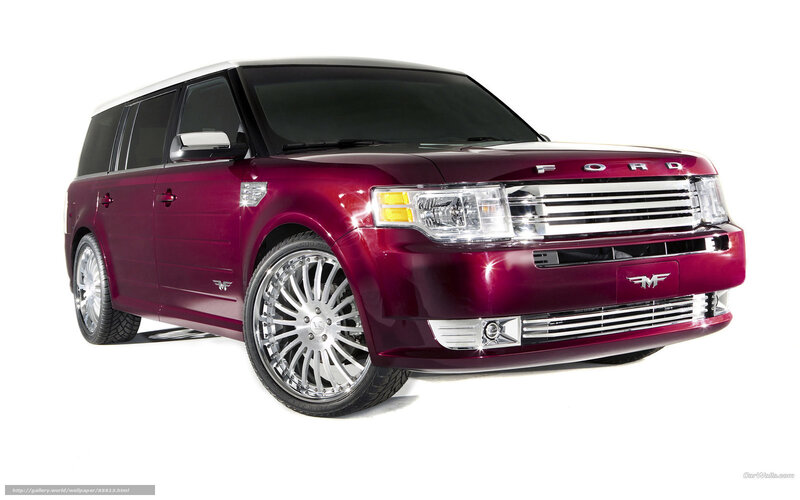 maroon ford flex concept