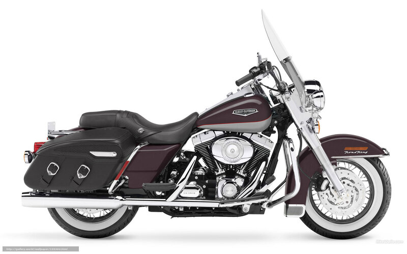 Maroon Harley-davidson Motorcycle — Neutral, Photograph, Saddlebags