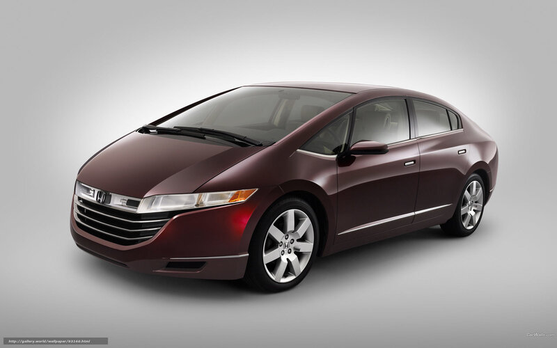 Maroon Honda FCX Clarity