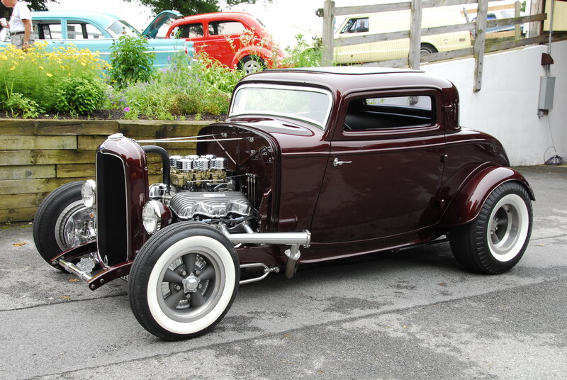 Maroon Hot Rod Car — Calm