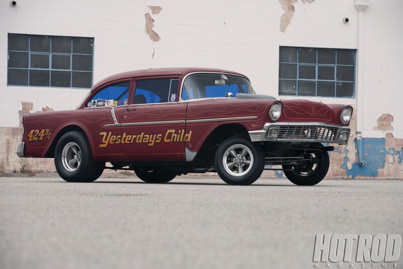 Maroon Hot Rod Car — Industrial