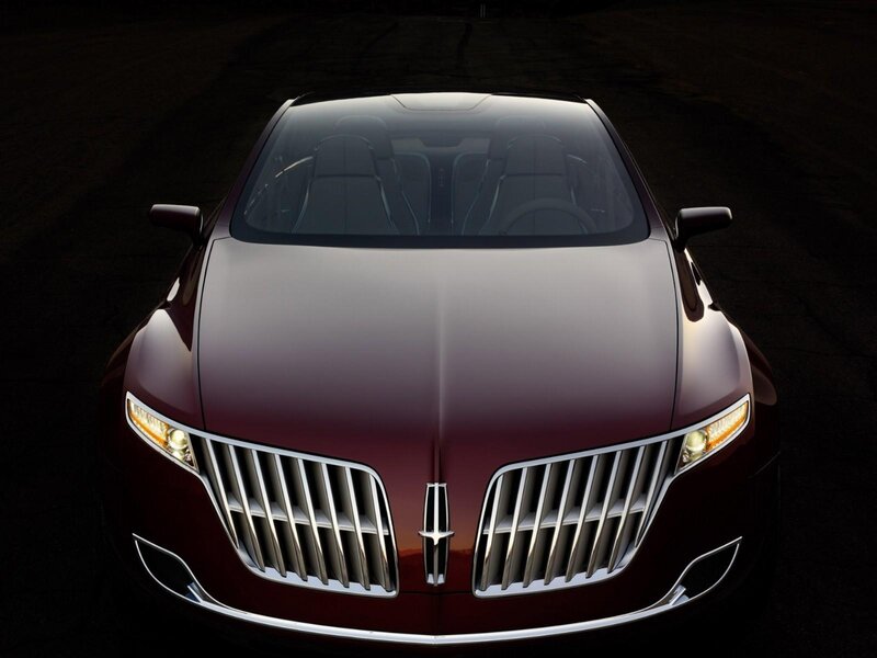 Maroon Lincoln Concept Car